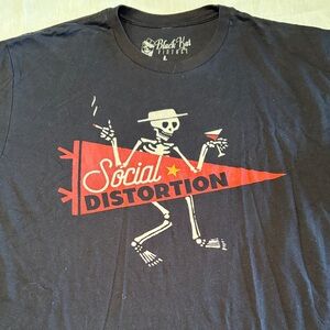 Social Distortion 2017 Spring Tour Black T-Shirt , L , $40